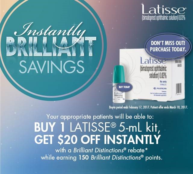 Latisse BOGO